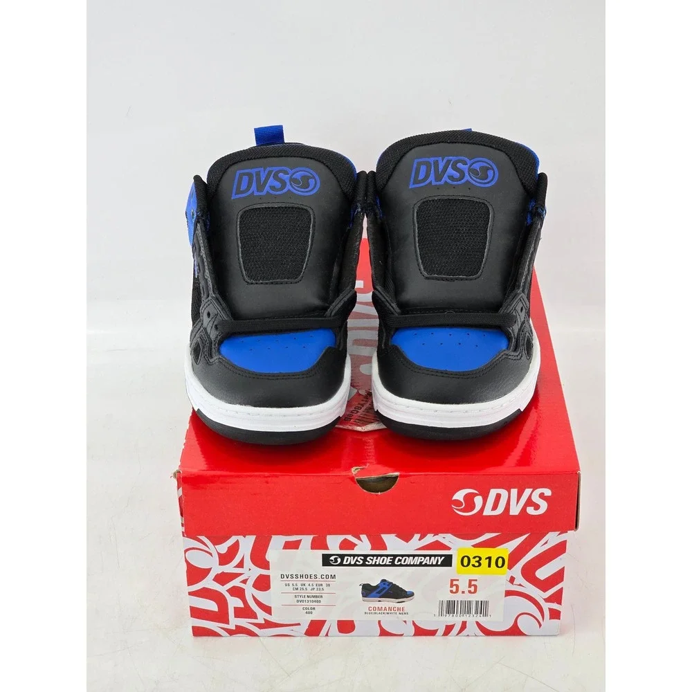 DVS Comanche Skate Shoes Mens 5.5 Blue Black White DVO1310400 - New